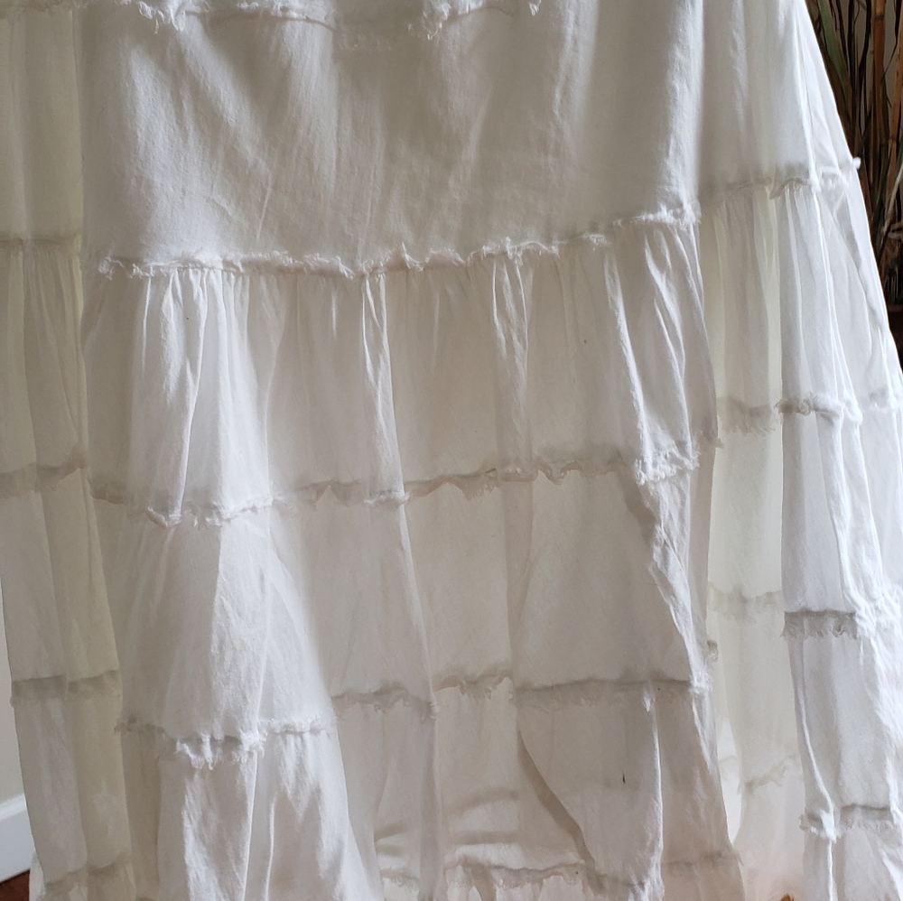 White skirt